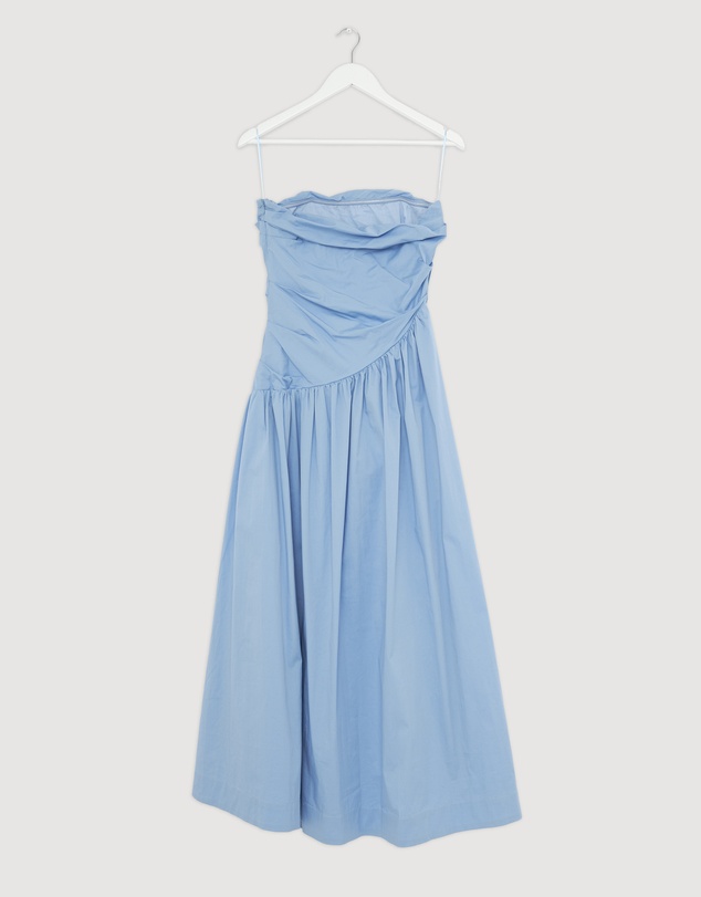 Revibe - Repaired AERE Kiera Strapless Midi Dress - AU 12