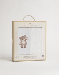 Living Textiles - Organic Change Mat Cover - Cuddly Bear
