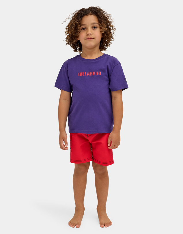 Billabong - Boys 2 to 7 Groms Spec 73 Stencil T-Shirt
