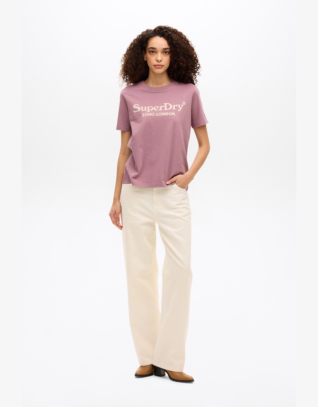 Superdry - Venue Metallic Graphic Tee