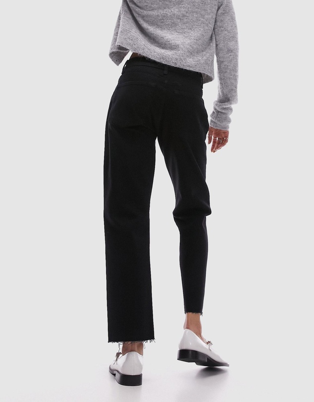TOPSHOP - Mid Rise Straight Jeans