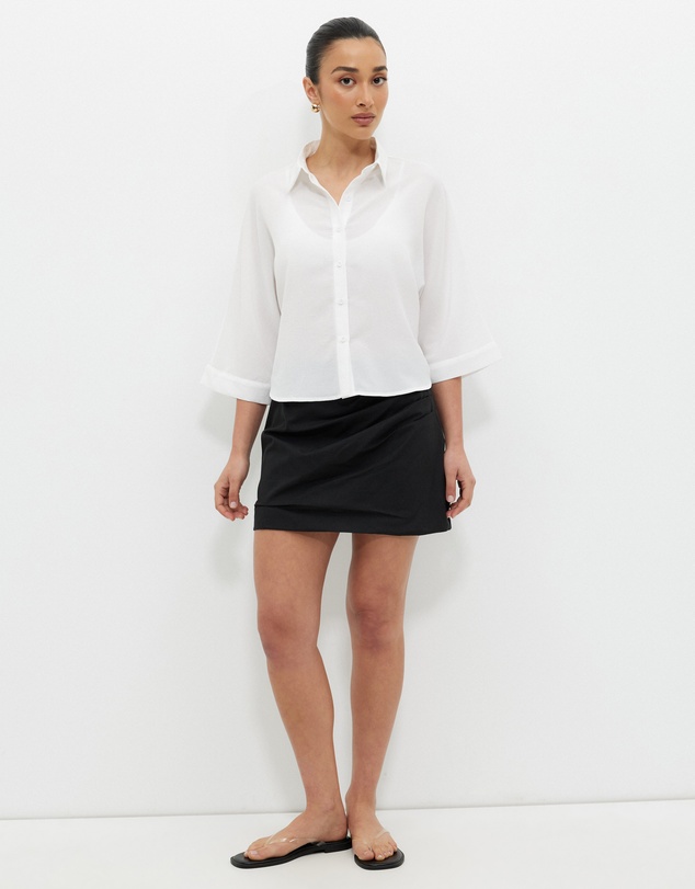 Calli - Mehala Tucked Mini Skirt