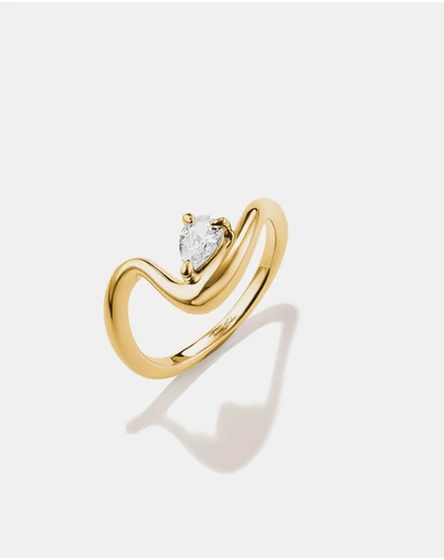 THOMAS SABO - THOMAS SABO Ring with zirconia in teardrop shape