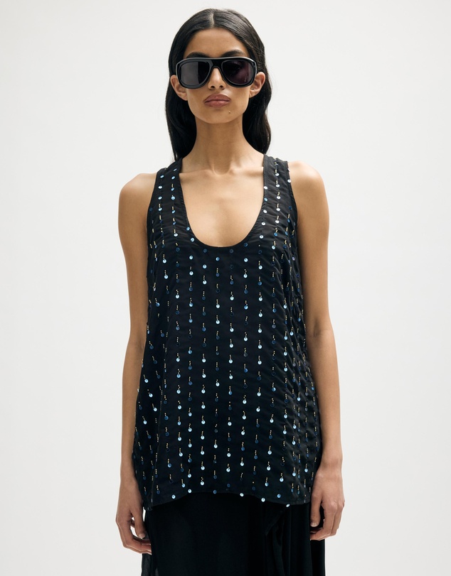 Minima Esenciales - Sevina Beaded Tank Top