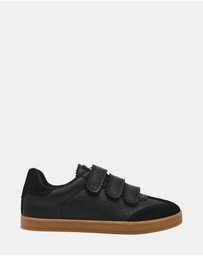 Steve Madden - Daybreak Black Leather Sneakers