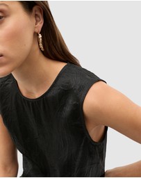 Seed Heritage - Textured Satin Top