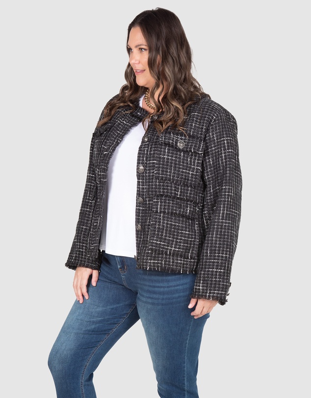 Love Your Wardrobe - Evie Boucle Jacket