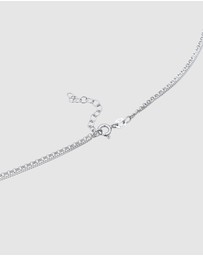 Elli Jewelry - Necklace Layer Disc 925 Sterling Silver