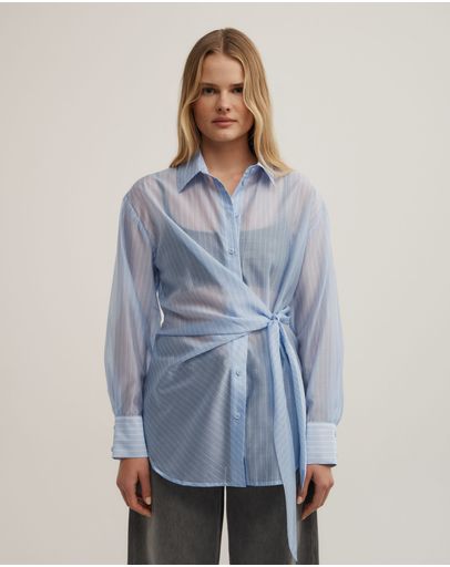 Pale Blue Stripe