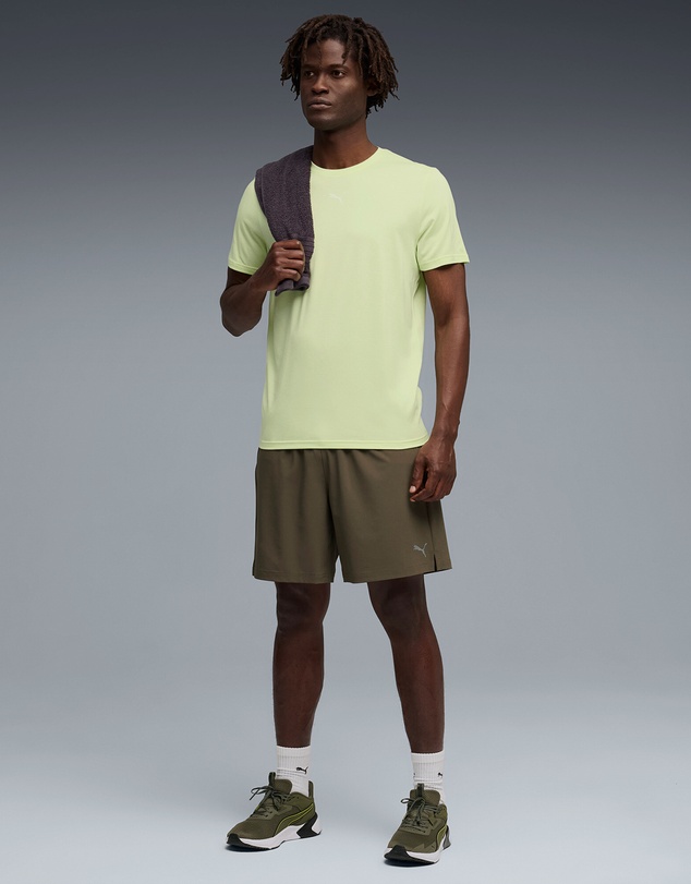 Puma - Train All Day Heather Cat Tee - Men