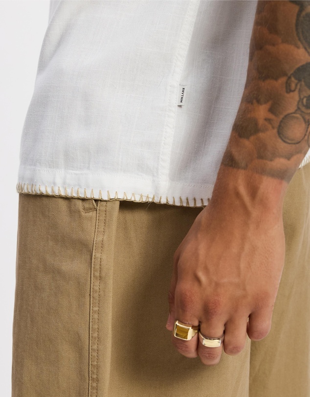 Rhythm - Linen Whip Stitch SS Shirt