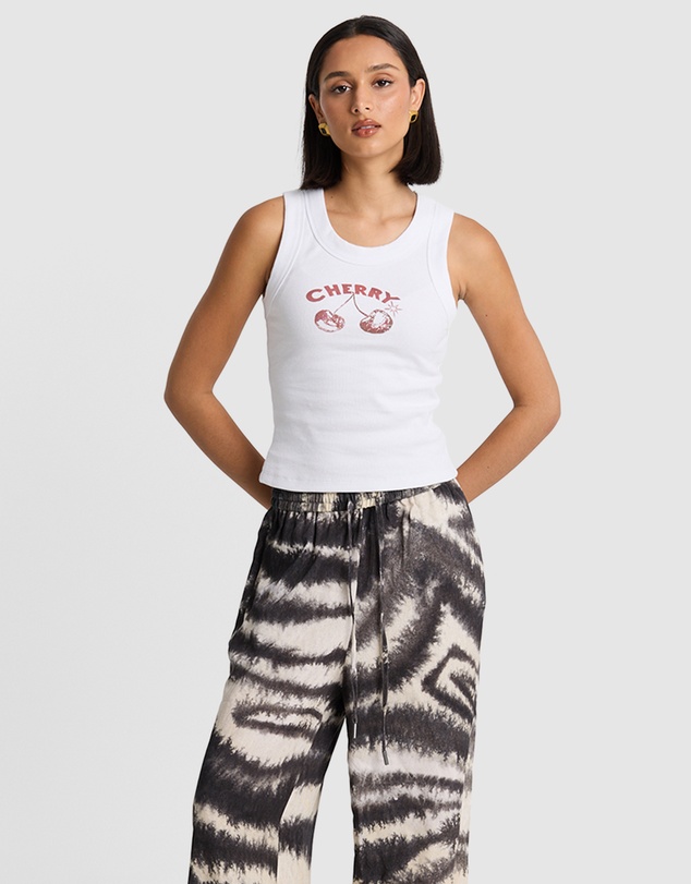 MAKU - Cherry Rib Tank