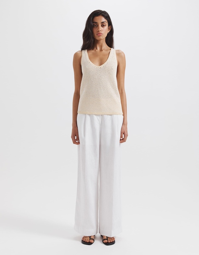 SABA - Dalia Woven Knit Tank