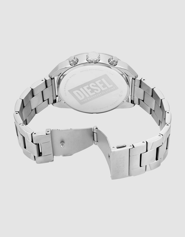 Diesel - Spiked Silver Tone Chronograph Watch