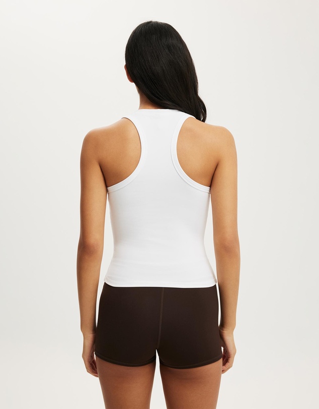 Cotton On Body Active - Ultra Soft Plunge Front Racer Tank
