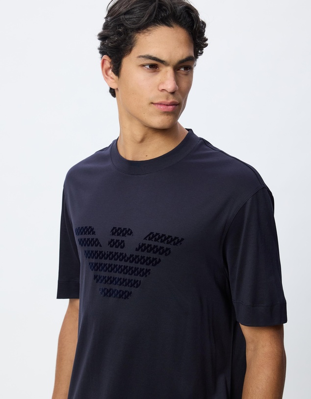 Emporio Armani - Maxi Flock Logo T-Shirt