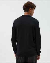 AERE - Merino Wool Knit Polo