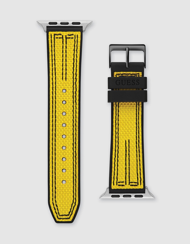 GUESS - Guess Apple Band - Yellow Nylon Flex 42/44/45