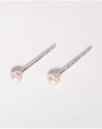 Lovisa - Sterling Silver Freshwater Pearl Stud Earrings