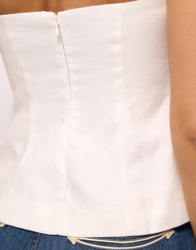AERE - Arden Strapless Top