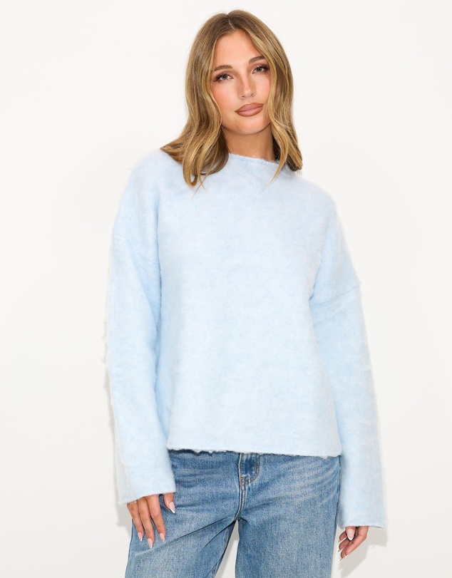 Dazie - Talia Fluffy Knit Jumper