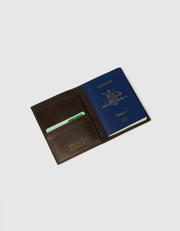 Republic of Florence - Passport Holder Matt Chocolate