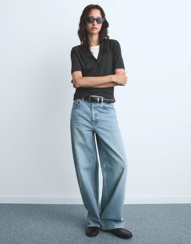 M.N.G - Mid-Rise Balloon Jeans
