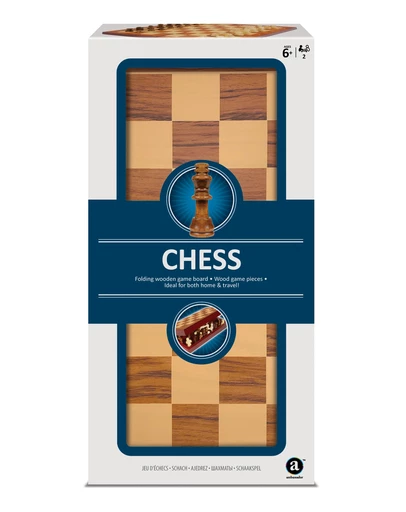 Ambassador - Folding Wood Chess Set