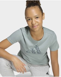 adidas Sportswear - Junior Girls Animal Print Graphic Tee