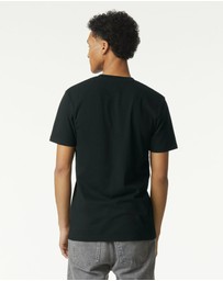 American Apparel - Unisex Henley Short Sleeve CVC T-Shirt