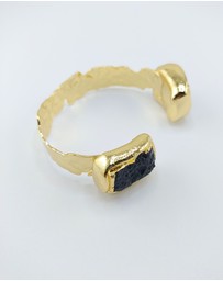 Miz Casa and Co - Aurana Chunky Gemstone Cuff Bracelet