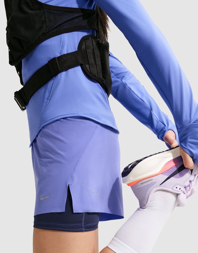 Nike - Swift Dri-FIT Mid-Rise 2-in-1 Running Shorts