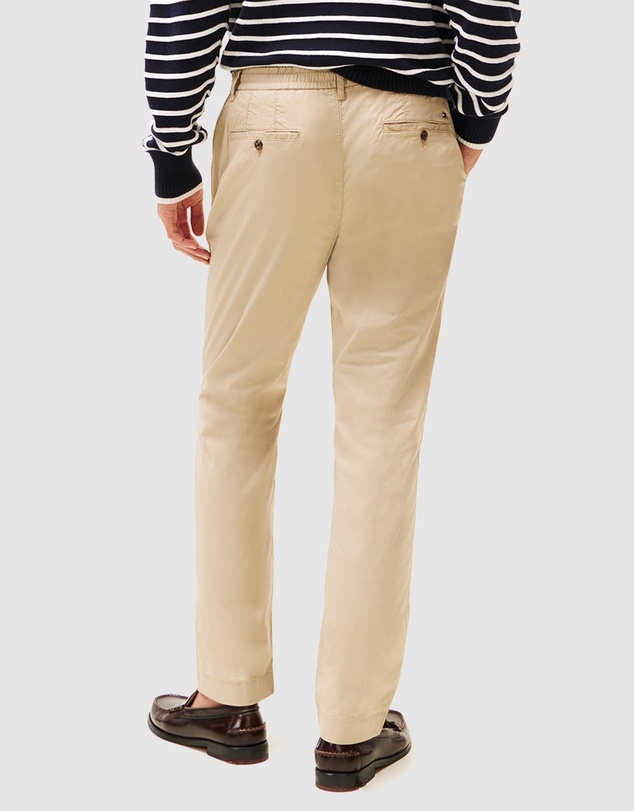 Tommy Hilfiger - Paper Touch Straight Leg Chinos - ICONIC EXCLUSIVE