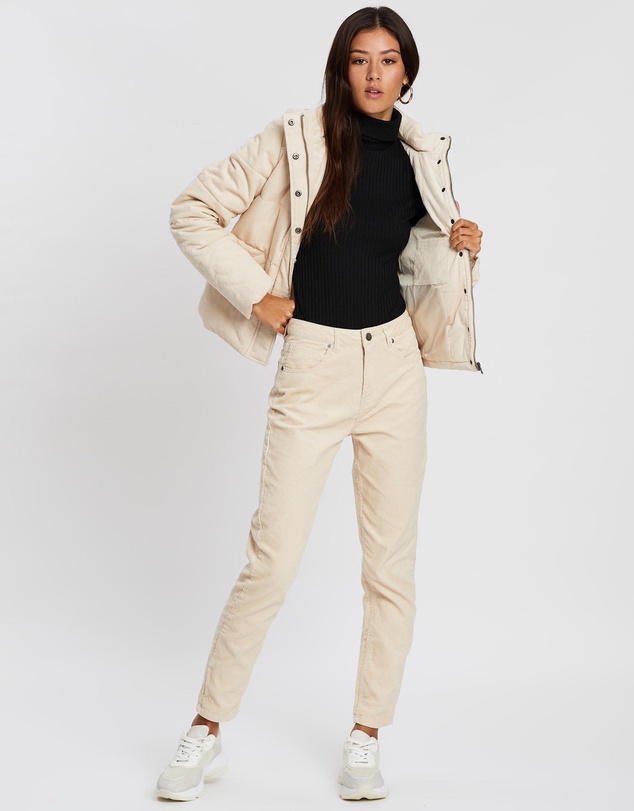 All About Eve - Cali Cord Puffer Jacket