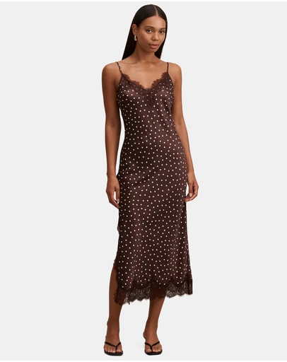 Forever New - Jess Lace Trim Midi Dress