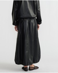 Decjuba - D-Luxe Faux Leather Skirt