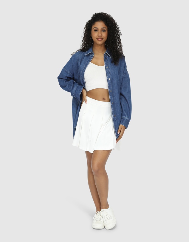Belle & Bloom - Into Him Oversized Denim Shirt
