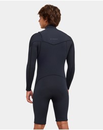 Quiksilver - Mens 2/2mm Everyday Sessions Chest Zip Long Sleeve Springsuit