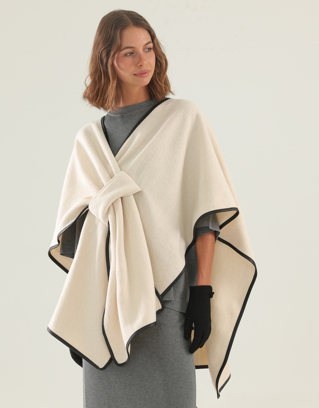 Morgan & Taylor - Jane Bias-Edged Poncho