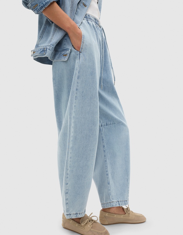 Seed Heritage - Soft Denim Elasticated Pant