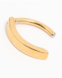 Lovisa - Gold Plated Surgical Steel Plain Curved Belly Ring
