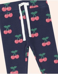 Huxbaby - Very Cherry Rib Leggings - Babies