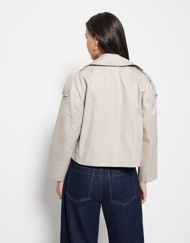 Commonry - Melissa Cropped Trench