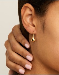 Najo - Baby Tears Yellow Gold Earring