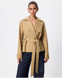 Tussah - Alex Cropped Trench Coat