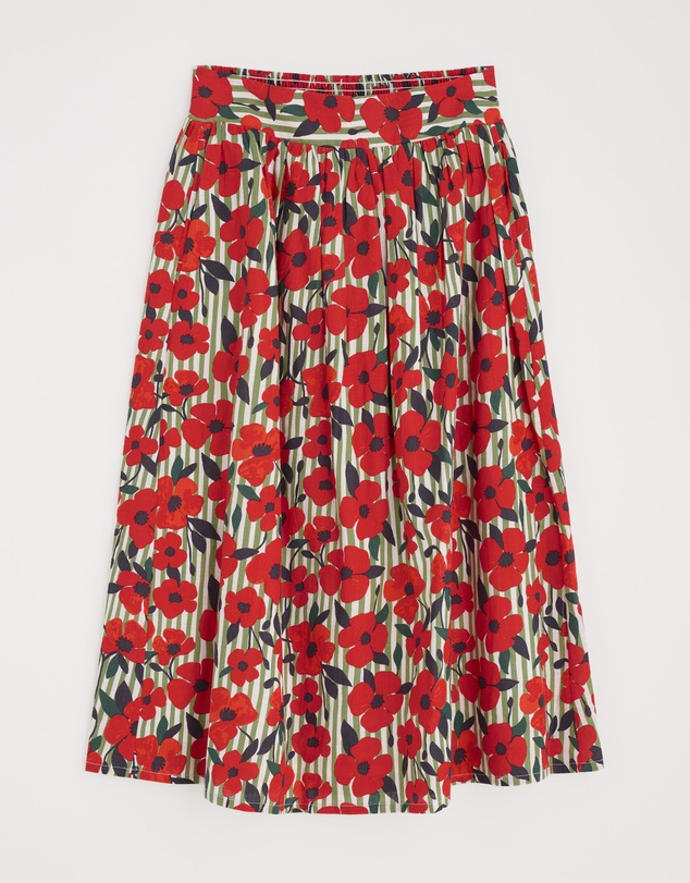 Seasalt - Seasalt Cornwall Red Mevagissey Skirt