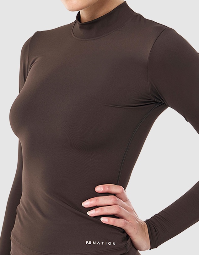 P.E Nation - Foundation Mock Neck LS Top
