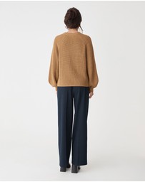 Forcast - Meg Crew Neck Rib Knit Jumper
