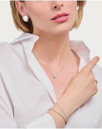 THOMAS SABO - Necklace with heart pendant and white zirconia