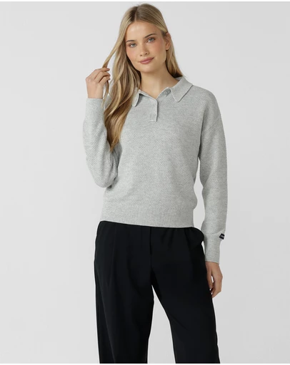 Lorna Jane - Feeling Fine Knit Polo Top